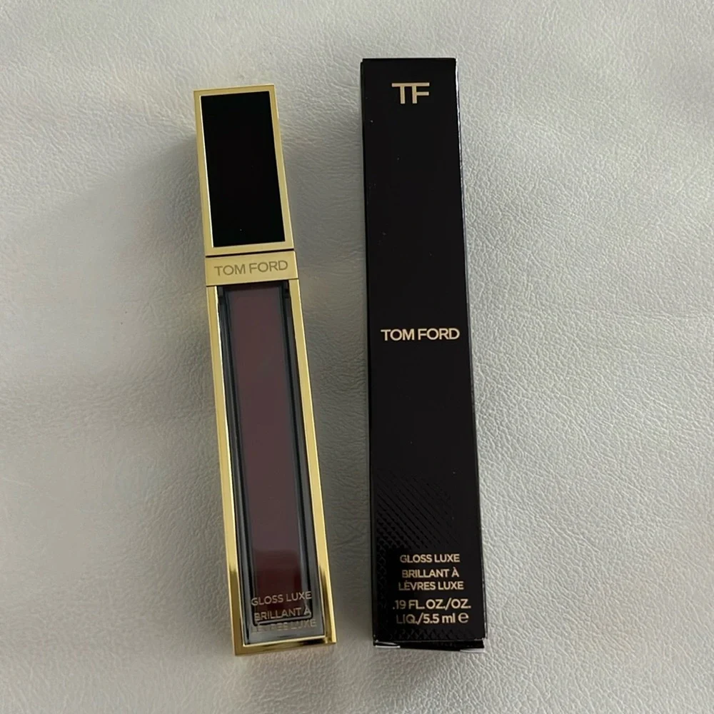 Tom Ford Gloss Luxe brilliant brand new shade 20 phantome makeup lip gloss